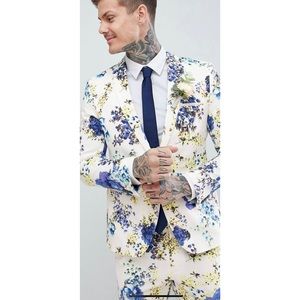 Floral ASOS suit